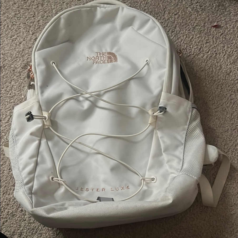 The North Face White Backpack